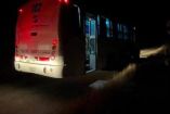 Un autobús de la empresa Transportes Vencedor fue localizado abandonado y con el motor encendido