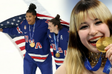 Liu le dio el primer oro en patinaje artístico a Estados Unidos en 24 años mientras que Laila Edwars es la primera afroamericana que se lleva el oro en hockey.