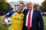 Donald Trump publicó un video en el que invita públicamente a Cristiano Ronaldo a Estados Unidos; la pieza incluye una escena generada con inteligencia artificial dentro de la Casa Blanca.