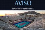 El Abierto Mexicano de Tenis 2026 se celebrará del sábado 21 al sábado 28 de febrero.