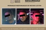 Ante el hallazgo, los oficiales detuvieron a quienes se identificaron como Emanuel “N” de 27 años, Óscar “N” de 36 años y Javier “N” de 26 años, en posesión de 400 cartuchos útiles.