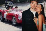 Charles Leclerc y Alexandra Saint Mleux se casaron este sábado
