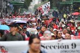 Marcha de la CNTE en CDMX