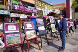 En la explanada municipal Gral. Luis Cerón se lleva a cabo la exposición itinerante conformada por 58 fotografías