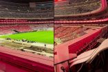 Estadio Azteca con nueva iluminación led