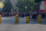 Cierre sobre Av. Paseo de la Reforma