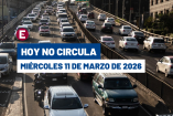 Doble Hoy No Circula para el 11 de marzo del 2026.