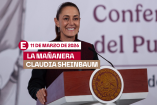 Mañanera de Sheinbaum hoy 11 de marzo de 2026