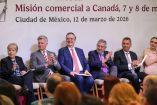 Marcelo Ebrard encabeza la misión comercial a Canadá