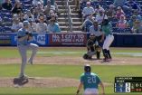Randy Arozarena se voló la barda por primera ocasión con los Seattle Mariners en el Spring Training.