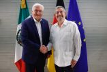 Juan Ramón de la Fuente y el presidente de Alemania, Frank-Walter Steinmeier.