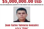 Juan Carlos Valencia González, un ciudadano estadounidense nacido en California e hijastro de "El Mencho"