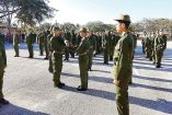 Elementos de las fuerzas militares cubanas.