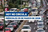 Los vehículos registrados en Estado de México, Hidalgo, Morelos, Puebla y Tlaxcala podrán circular bajo las mismas restricciones