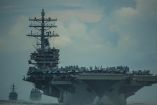 Imagen del portaaviones nuclear USS Nimitz
