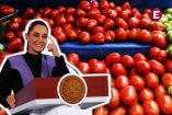 Sheinbaum y el precio del jitomate