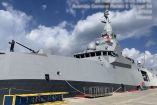 La fragata francesa AMIRAL RONARC’H llegó al muelle de Punta Langosta en Cozumel.