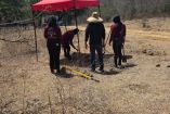 Madres buscadoras localizaron una nueva fosa clandestina en Concordia, Sinaloa.