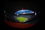 Panorámica del Estadio Banorte durante el México Vs Portugal desde la zona de los nuevos palcos de transmisión.