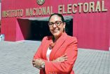 Claudia Zavala, consejera saliente del INE.