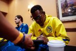 Cristian Borja sufrió un golpe previo al viaje a Torreón, pero viajó con el grupo con la esperanza de estar en buena scondiciones en la Concachampions, contra Nashville.