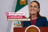 Mañanera de Sheinbaum hoy 6 de abril de 2026