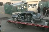 Un accidente vehicular frente al IMSS de Tecámac