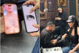 Maribel Guardia se tatuó los ojos de Julián Figueroa, su hijo, en el brazo