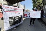 Integrantes del Frente por la Defensa de los Derechos de los Pueblos y Barrios del Anáhuac