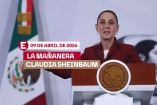 Mañanera de Sheinbaum hoy 9 de abril de 2026