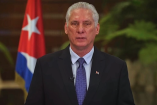 El presidente de Cuba pidió a la comunidad internacional crear un instrumento vinculante que exija el levantamiento inmediato de las sanciones.