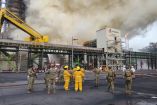 Elementos de Semar y Pemex lograron controlar el incendio en la Refinería Olmeca Dos Bocas en Tabasco