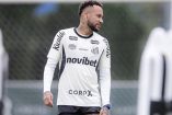 Neymar jugó con el Santos FC en la victoria ante el Atlético Mineiro