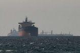 Buques de carga en el golfo Pérsico, cerca del estrecho de Ormuz