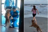 La astronauta de Artemis II mostró el recibimiento de su perro