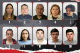 Autoridades exhiben los rostros de los más peligrosos de la frontera.