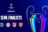 Listas las semifinales de la Champions League 2025-2026