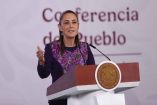 Sheinbaum en una de sus conferencias