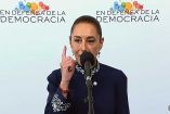 Claudia Sheinbaum, presidenta de México, a su llegada a la IV Cumbre por la Democracia, en España.