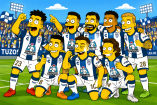Los Tuzos del Pachuca celebraron el día mundial de Los Simpson