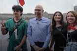 Volker Türk, Alto Comisionado de las Naciones Unidas para los Derechos Humanos, realizó ayer un recorrido por calles del Centro Histórico de la Ciudad de México.