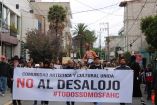 Integrantes de la comunidad cultural de Pachuca, Hidalgo, se manifestaron ayer en defensa de la Fundación Cultural Arturo Herrera Cabañas.