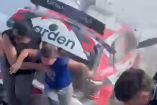 El vehículo de Didier Arias volcó y salió de la pista, impactando contra los espectadores en Córdoba.