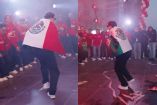¡Échale Mateo! El mexicano sacó los pasitos para festejar el título