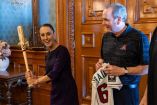 Sheinbaum fortalece lazos con Grandes Ligas