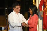 Gustavo Petro y Delcy Rodríguez sellaron cooperación en seguridad y energía durante reunión en Caracas.