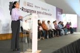 La secretaria de Bienestar, Ariadna Montiel, presentó en Hidalgo un balance de apoyos directos a damnificados por lluvias, con inversión social de 7 mil mdp.
