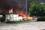 Bloqueos e incendios en Reynosa