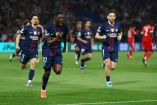 Ousmane Dembelé convirtió la manita del PSG ante el Bayern Múnich.