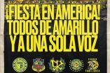 Las barra del América se unem a un sólo apoyo vs los Pumas.